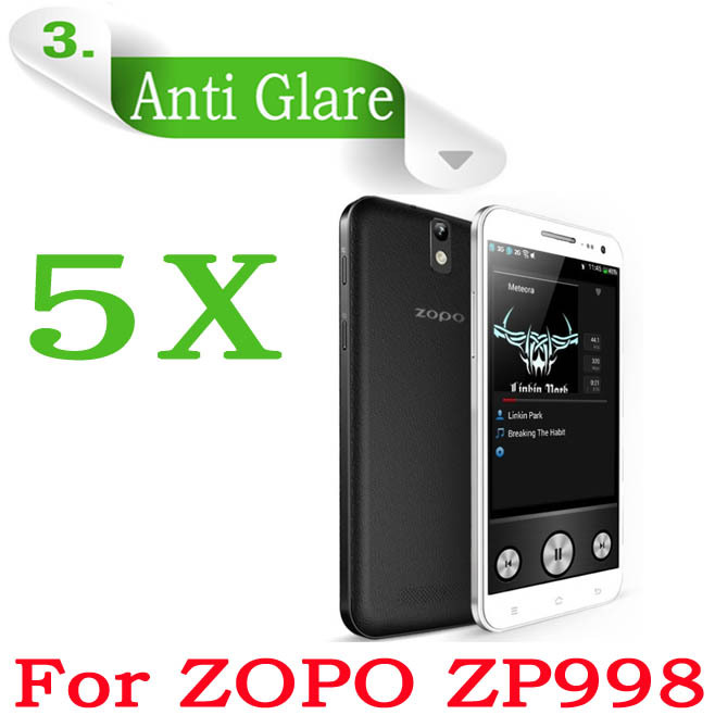 5PCS Zopo ZP998 Phone 5 5 Inch Anti Glare Screen Protector Matte Anti Glare LCD Screen
