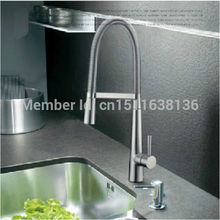 Modern New Deck mounted Chrome Brass Kitchen Faucet Sink Mixer Tap