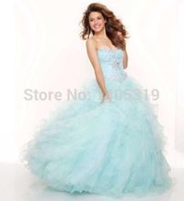  2014 Hot Sale Sweetheart Ball Gown Quinceanera Dresses Floor Length Dress For 15 Years With
