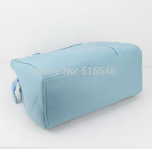 H036 sky blue Free shipping women tote bags Size 13 x 5 x 10 5 L