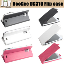 Free shipping New 2014 mobile phone bag PU leather DooGee DG310 Flip cover mobile phone case accessories three colors