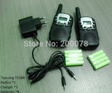 2014 portable radio walkie talkie pair T388 PMR FRS handy mobile radios CB system amateur radio