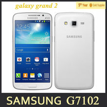 G7102 Original Unlocked Samsung Galaxy Grand 2 G7102 Mobile Phone 5.25″ INCH 8MP GPS Dual SIM Quad core Refurbished 3G Phone