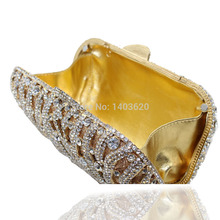 Fashion Women s Bronzing Colorful Acrylic Diamond Evening Bags Clutch Bags with Shoulder Chain Women s