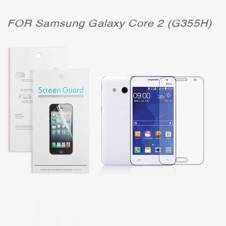 For Samsung Galaxy Core 2 New 2014 3x CLEAR Screen Protector Film For Samsung Galaxy Core