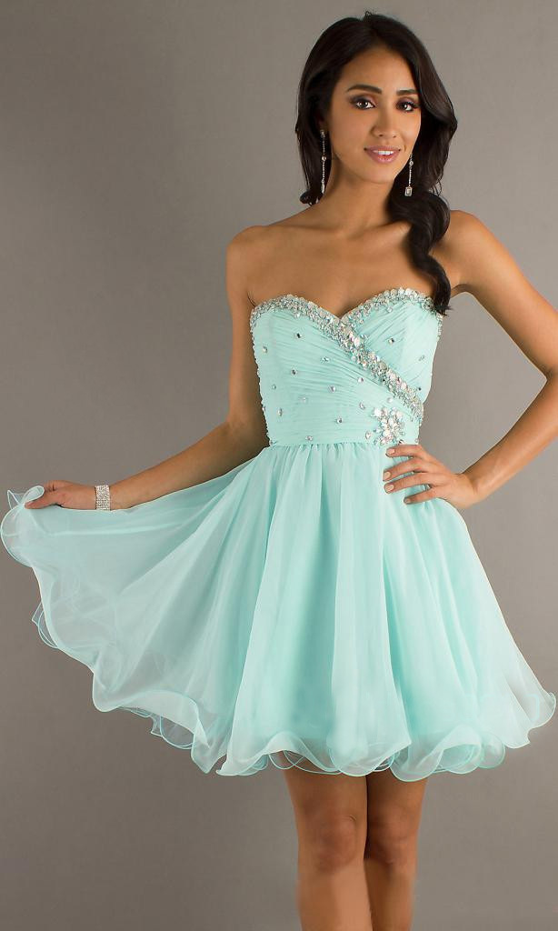 Short american wedding dress