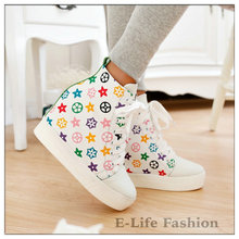 Discount 50% Off Special Luxury Leather New Sneakers Height Increasing Women Sneakers Shoes High Quality 968-7