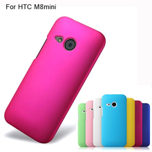 2014 Accessories New  Slim Premium Hard Back Shell Case Cover For HTC One Mini 2 M8 Mini Candy Colors  Touch Pen As Gift