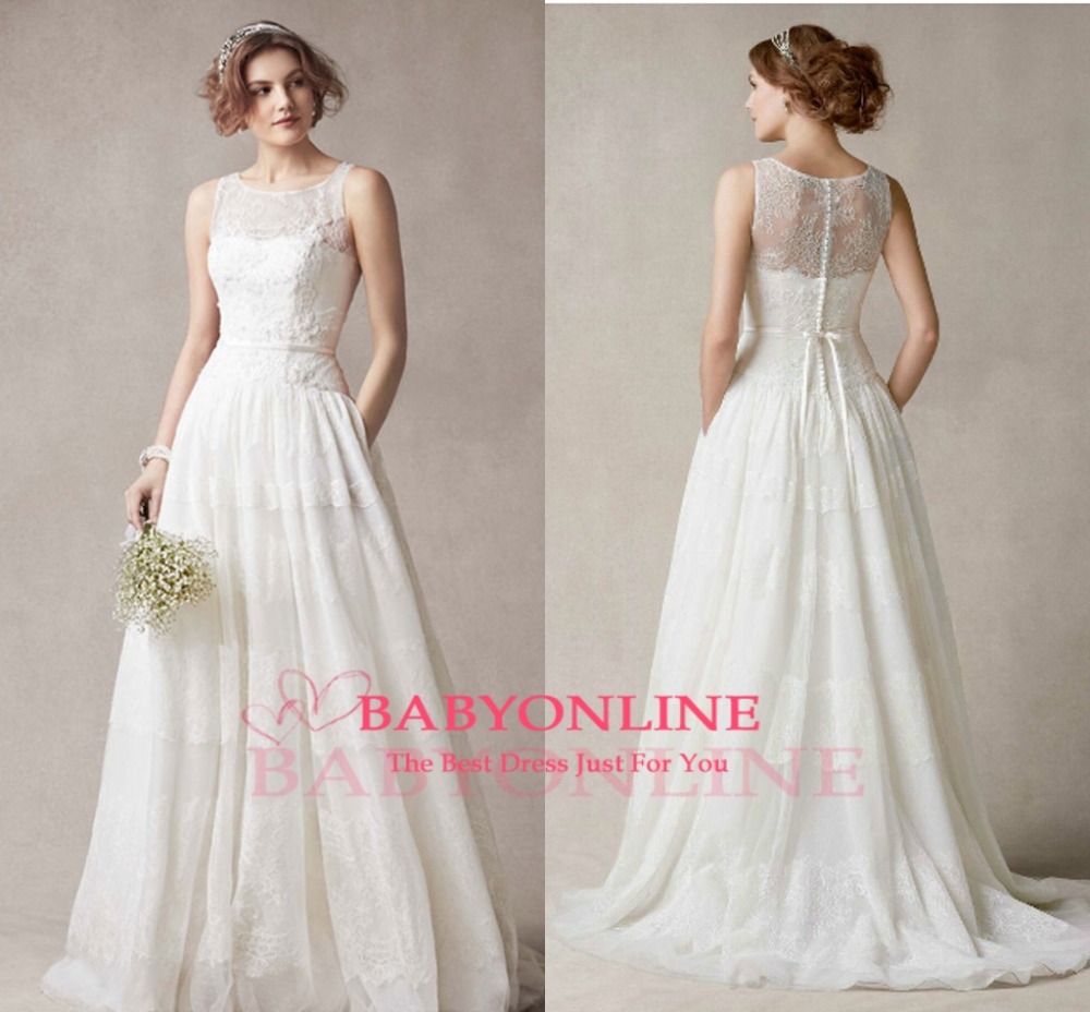 ... style hippie wedding dress lace 2015 bridal dresses for wedding