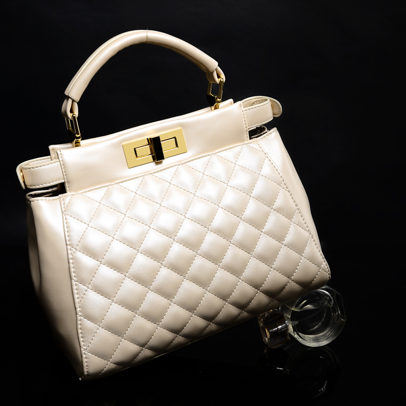 2014 summer pearl plaid handbag cross body women s handbag small bags