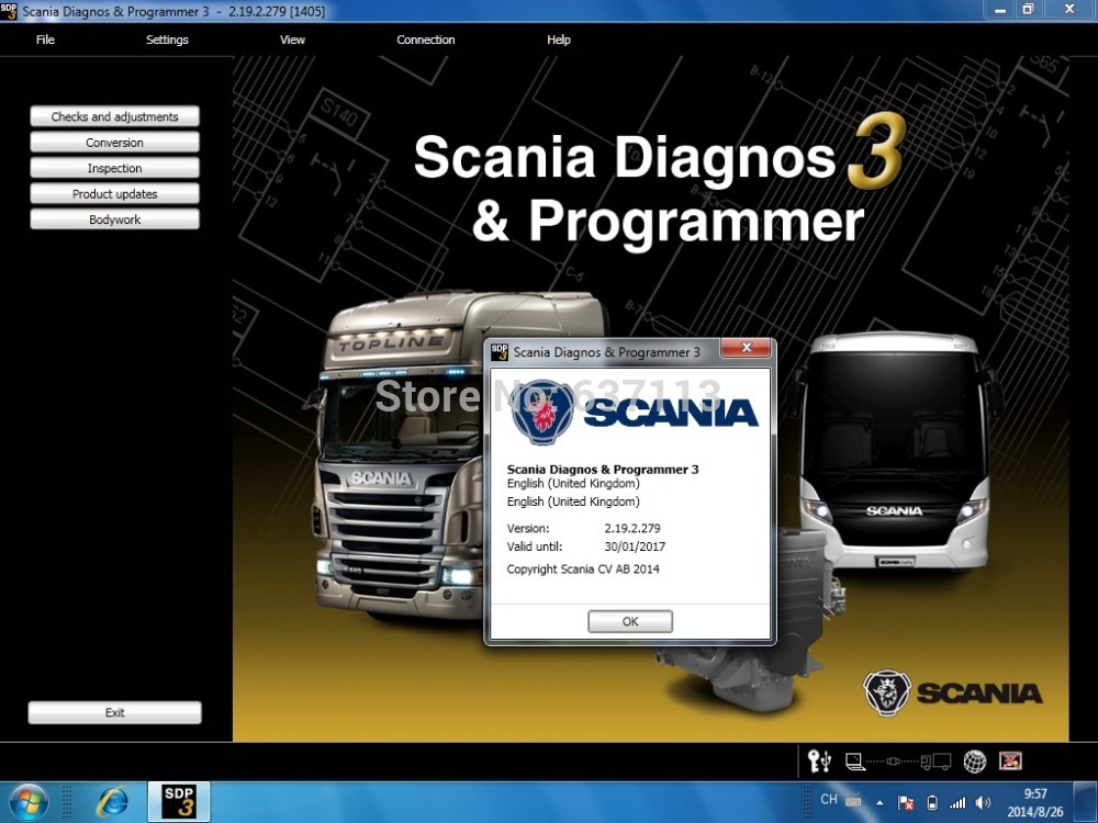 SCANIA SDP3 2.19.2 with Emulator no need dongle