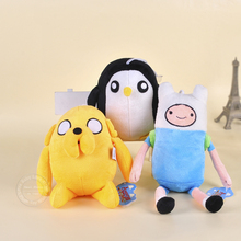 3pcs lot Classic Soft Baby Kids Cartoon Finn and Jake Ice king Plush toys from Adventure