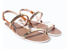 Women s cheap shoes 2014 summer fashion brand designer metal lacing sandals flat heel sandals female