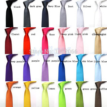 New arrivals 2014 fashion Men stylish high quality unisex tie male female narrow skinny tie casual solid color necktie MSTXD001