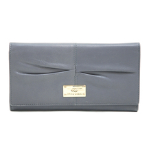 Anais Gvani Cadman Plaza Pleated Genuine Leather Wallet