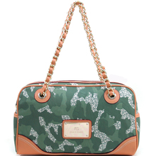 Women s Camouflage Fashion Shoulder Bag w Gold Chain Straps