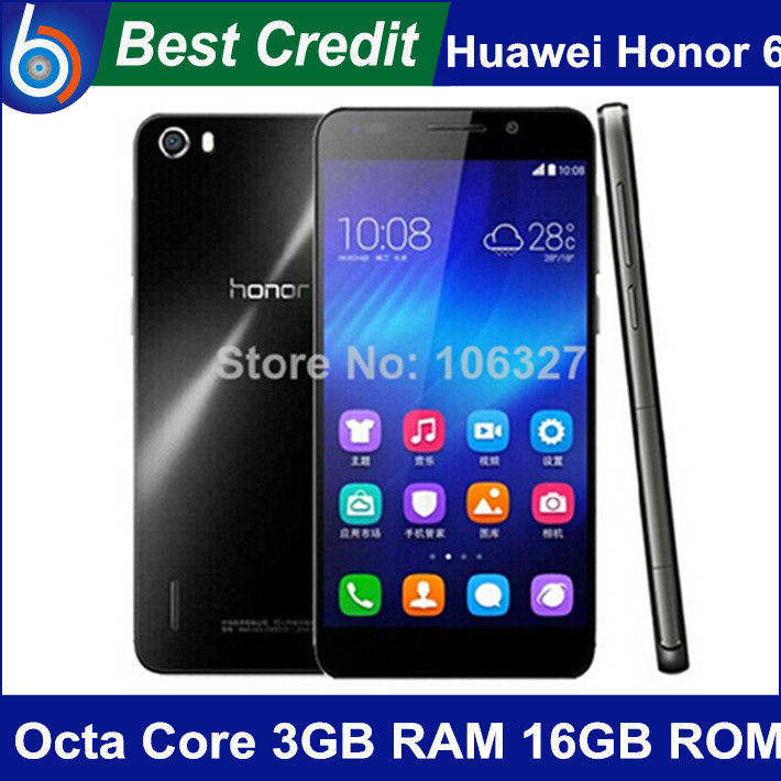 Newest Original Huawei Honor 6 Kirin 920 8 Core 1 3GHz 3GB 16GB 5 0inch Android