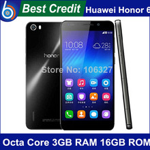 Newest Original Huawei Honor 6 Kirin 920 8 Core 1.3GHz 3GB+16GB 5.0inch Android 4.4 IPS Screen Phone GSM&TDD-LTE&TD-SCDMA/Oliver