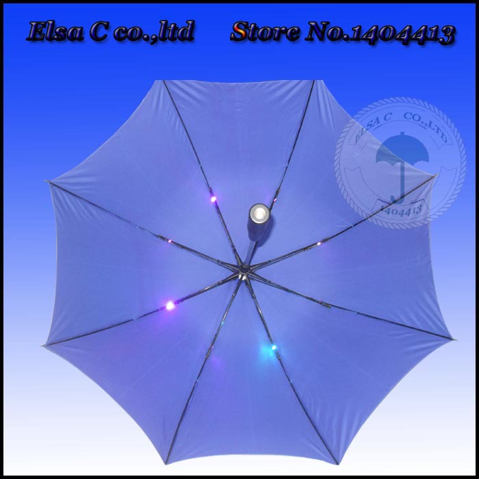 Купить led красочные зонтик, 8 Светодиодный свет факела зонт umbrella ...