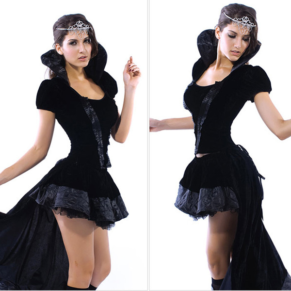 2 pcs Top+Skirt Cosplay Dress Luxury Halloween Costume For Women Euro Princess Costume Game Stage Cosplay Queen Costume CL1889-Y