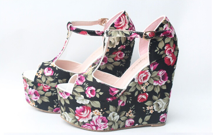 30 43 women s wedges platform sandals female high heels shoes sys 92