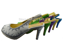 Free Shipping 2014 NEW ARRIVAL Italian matching shoes and bags 1308 28 silver african women clutch
