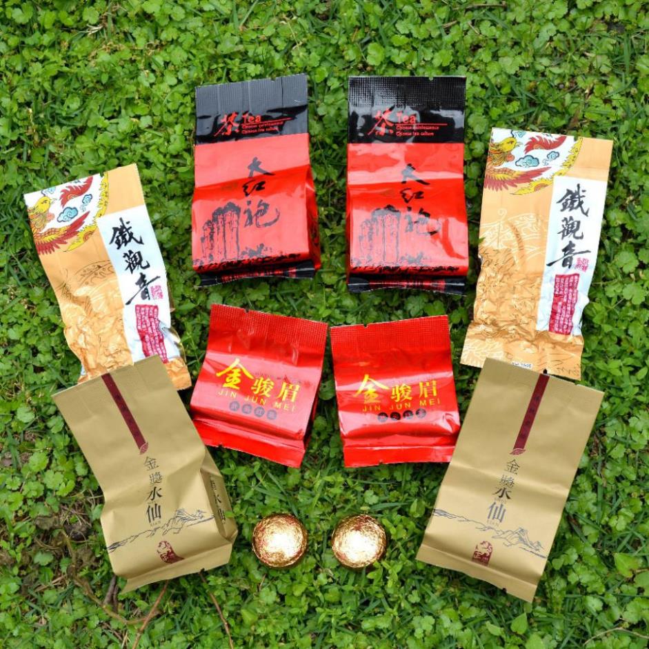 Hot Item 5 kinds of different Tea Dahongpao Shui Xian Rou Gui Tikuanyin Jin jun mei