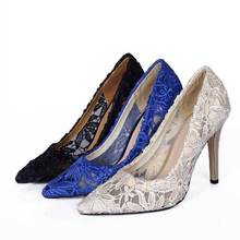 2014 Autumn Boots High Heels New Women s Lace High heeled Hollow Out Single Screen Shoes