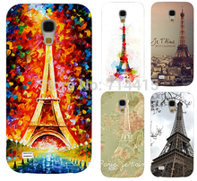 1PC hot selling Brilliant Painting Eiffel Tower Series Mobile phone case cover skin Shell for Samsung galaxy S4 mini I9190