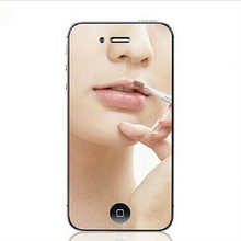 For iphone 4s 4 Fashion Mirror Front Screen Protector guard film Mobile Phone Accessories with Retail paper Package 1pcs retail
