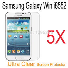 5x Smart Phone Samsung i8552 Ultra Clear Screen Protector.Screen LCD Protective Film Guard For Samsung Galaxy Win i8552.s5 s4 s3