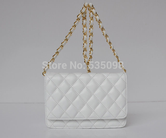 Free Shipping Women s Lambskin bag Gold Hardware Silver Hardware 3814 Bag