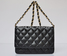 Free Shipping Women s Lambskin bag Gold Hardware Silver Hardware 3814 Bag