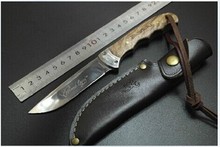 Hot Sale !  Shadow Wood Hunting Knife Camping tool Survival Knife Outdoor  knife Free Shipping