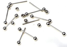 Wholesale 10Pcs Tongue Nipple Ear Rings BARS BARBELL BODY PIERCING JEWELRY