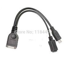Micro USB Male To Micro USB Female Host OTG Cable – Micro USB Adapter Y Splitter JYnEE
