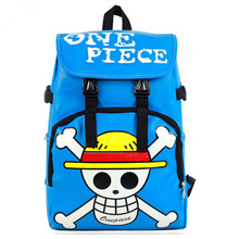 2014  Artificial Leather Animation One Piece leather bags for men and women of leisure sports backpack  school  bag