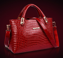 2014 for Crocodile women s genuine leather handbag first layer of cowhide elegant female bag fashion