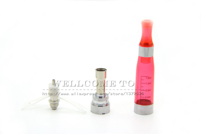 3Pcs lot CE4 eGo CE6 Plus Atomizer Mixed Color Clearomizer with Replaceable Core for E Cigarette