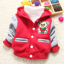 Children s clothing male female child 2014 autumn thickening cartoon thermal children baby cardigan sweatshirt outerwear