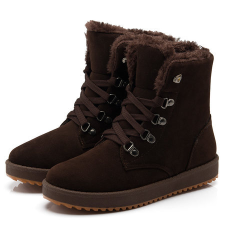 new 2014 women famous brands shoes ladies boots winter warm with fur militari women snow boots