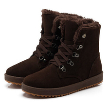 new 2014 women famous brands shoes ladies boots winter warm with fur militari women snow boots