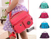 Cute girl’s multi-function waterproof nylon shoulder bags Kip brand candy color women messenger bag female leisure handbag