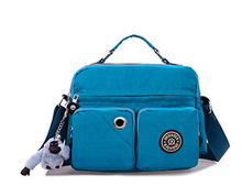 Cute girl s multi function waterproof nylon shoulder bags Kip brand candy color women messenger bag