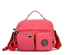 Cute girl s multi function waterproof nylon shoulder bags Kip brand candy color women messenger bag
