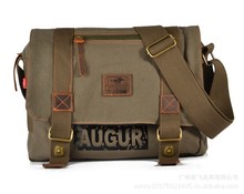 high quality new canvas men’s travel bags  trend women diagonal travel bags Retro bag With leather  promotion QNB0037