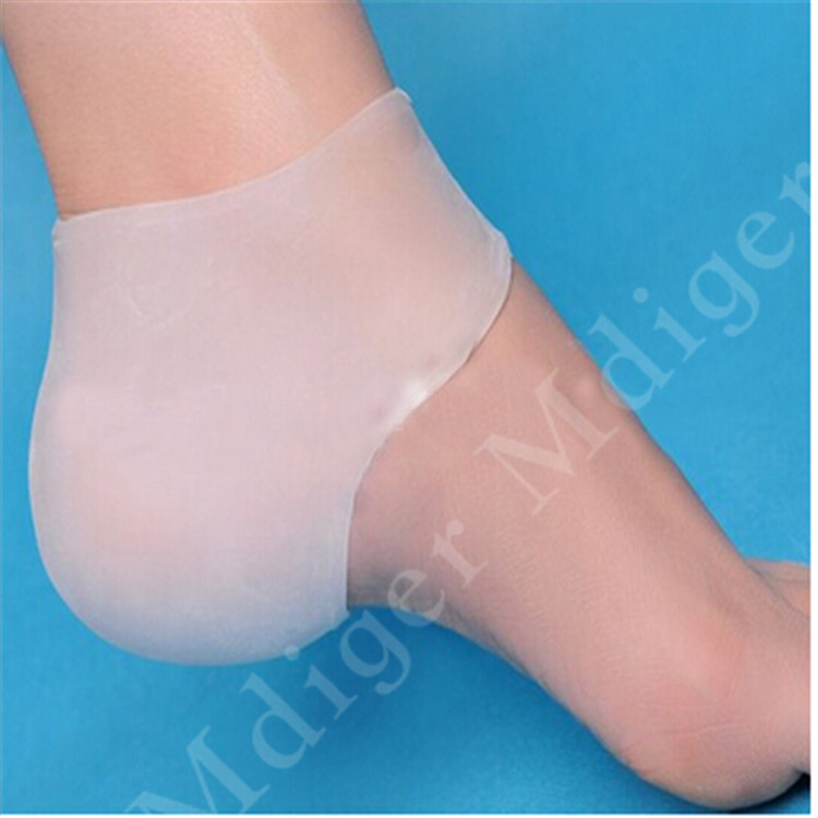 2015 Silicone heel protector sleeve unisex moisturizing whitening relieve heel pain crack crack toe sock sets