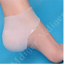 2014 Silicone heel protector sleeve unisex moisturizing whitening relieve heel pain crack crack toe sock sets foot care MZTJC003