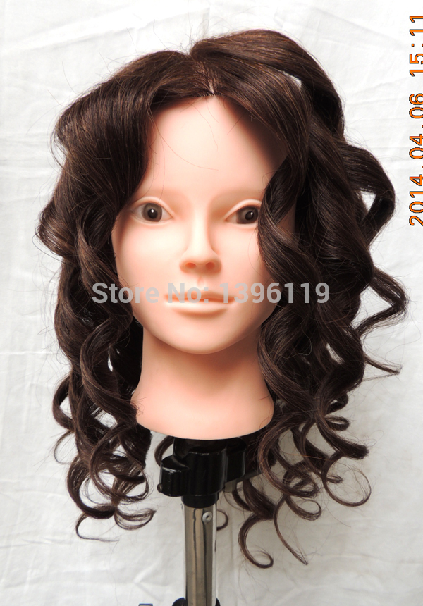 80 real hair 22 inch training heads dummy heads mannequin head for salon school 27 hair