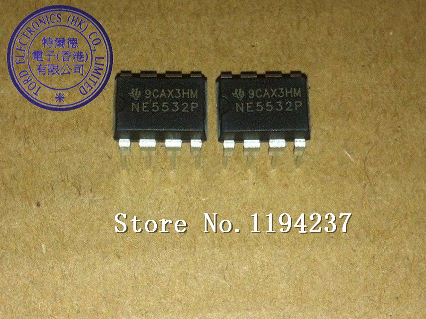 Free shipping NE5532P NE5532 DIP-8 New and original 50PCS/LOT